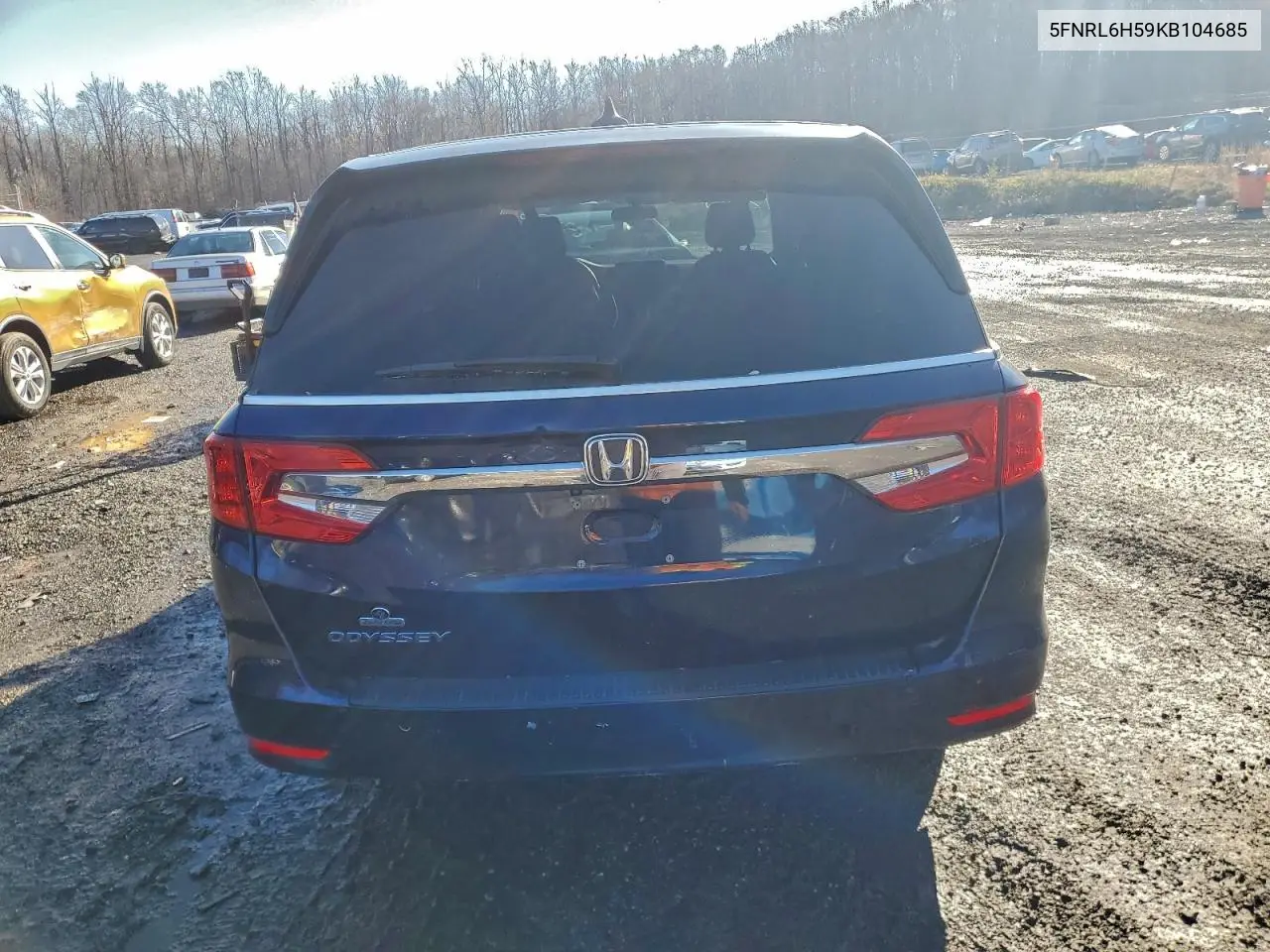 5FNRL6H59KB104685 2019 Honda Odyssey Ex