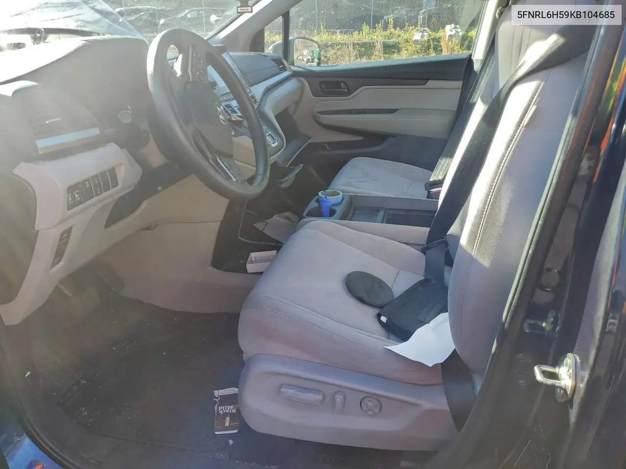 5FNRL6H59KB104685 2019 Honda Odyssey Ex