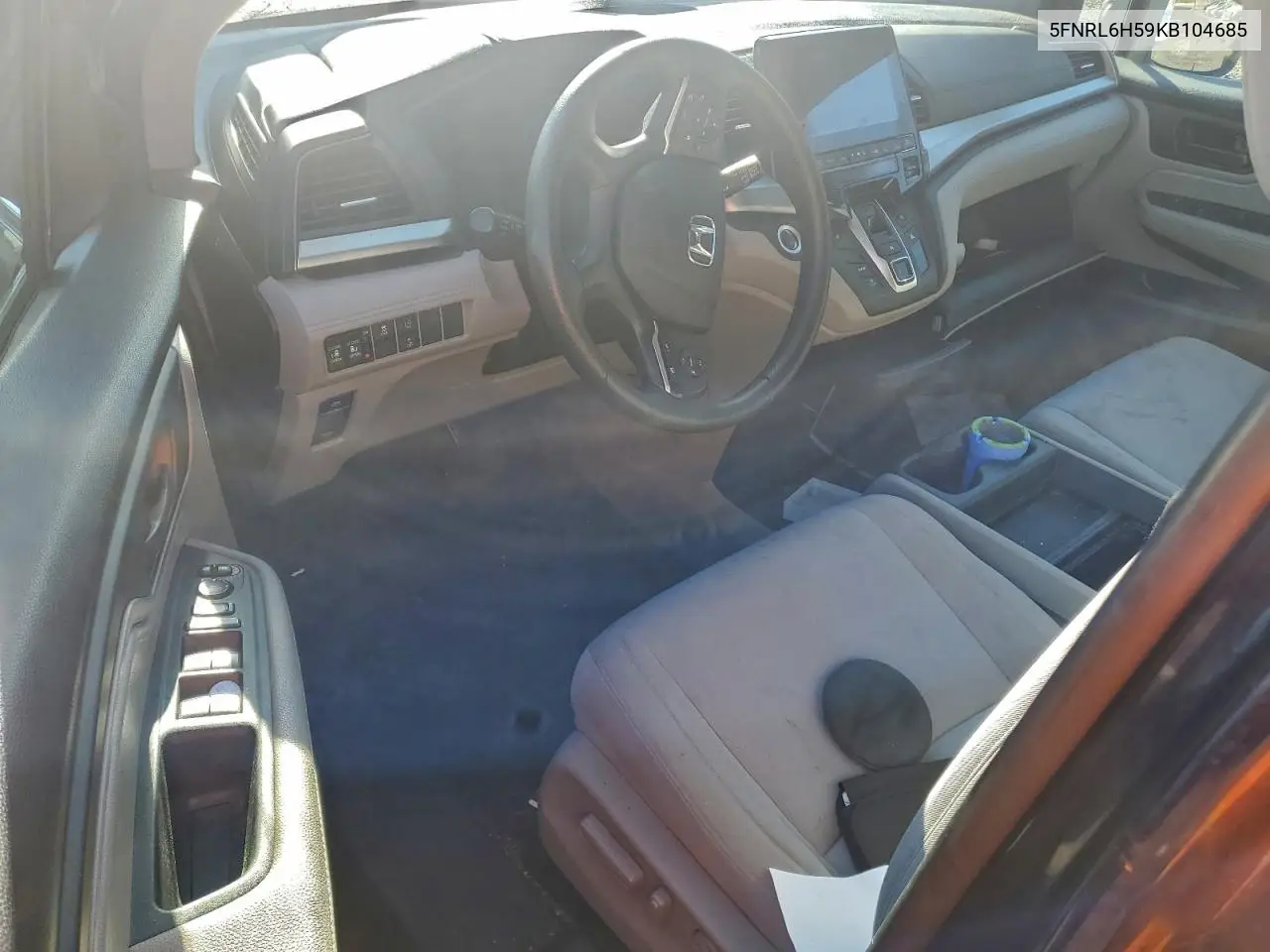 5FNRL6H59KB104685 2019 Honda Odyssey Ex