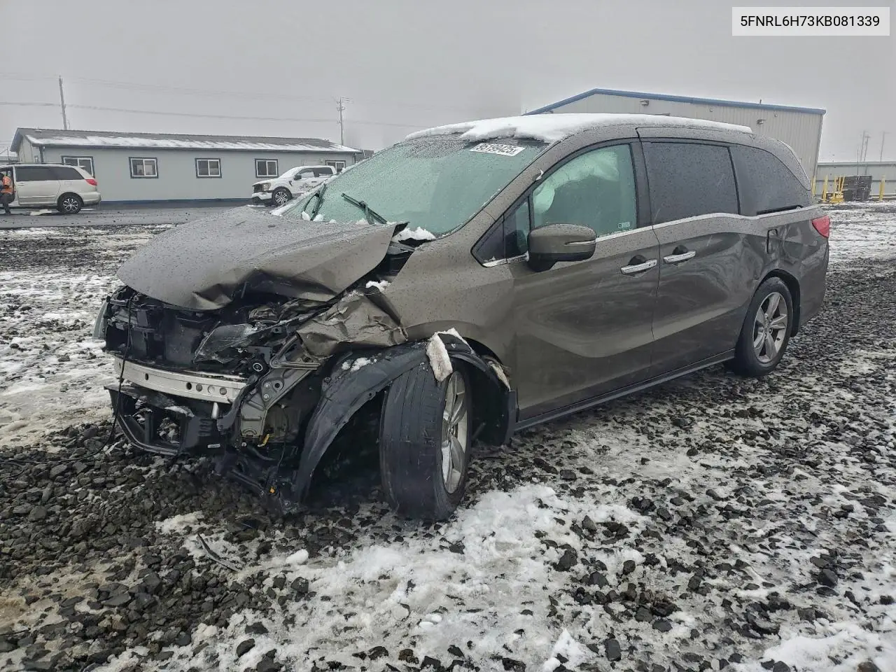 5FNRL6H73KB081339 2019 Honda Odyssey Exl
