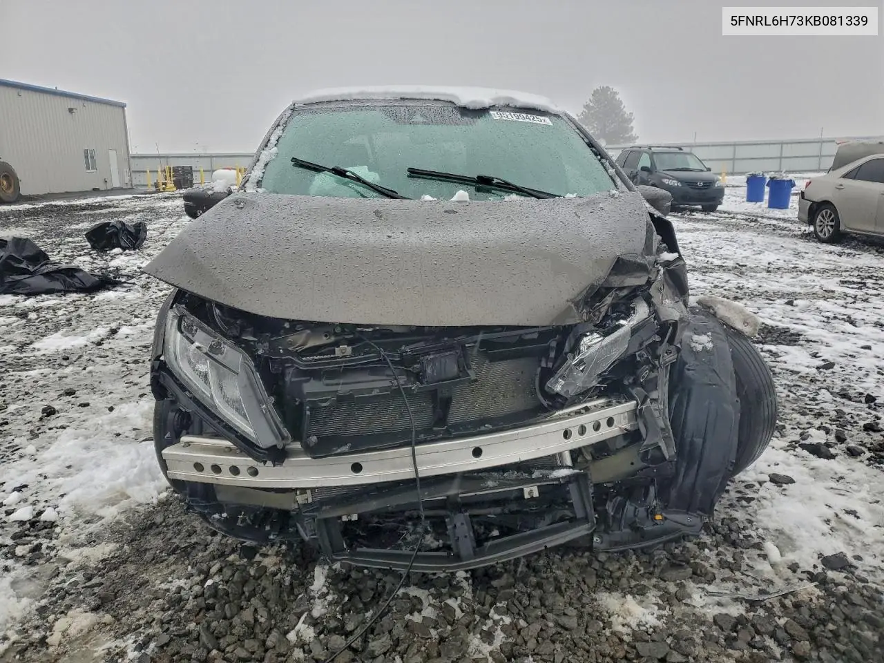 5FNRL6H73KB081339 2019 Honda Odyssey Exl