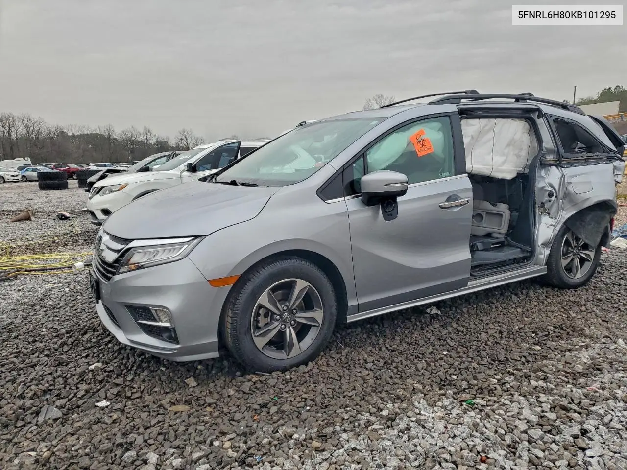 5FNRL6H80KB101295 2019 Honda Odyssey Touring