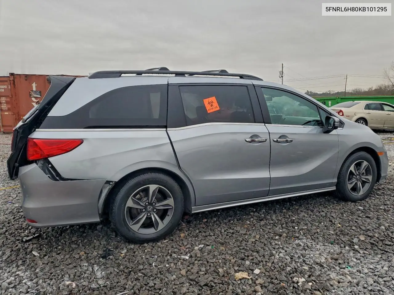 5FNRL6H80KB101295 2019 Honda Odyssey Touring