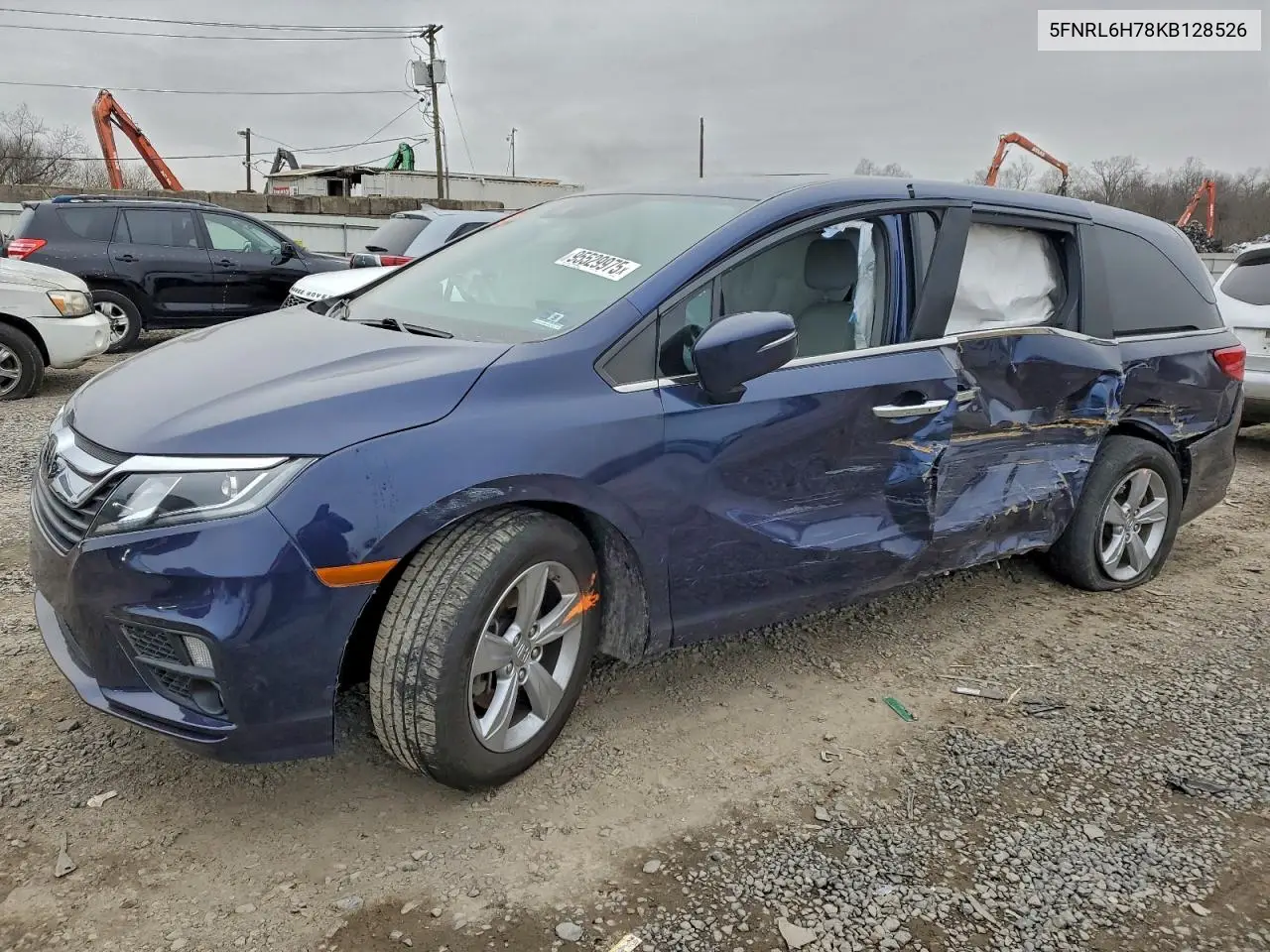 5FNRL6H78KB128526 2019 Honda Odyssey Exl