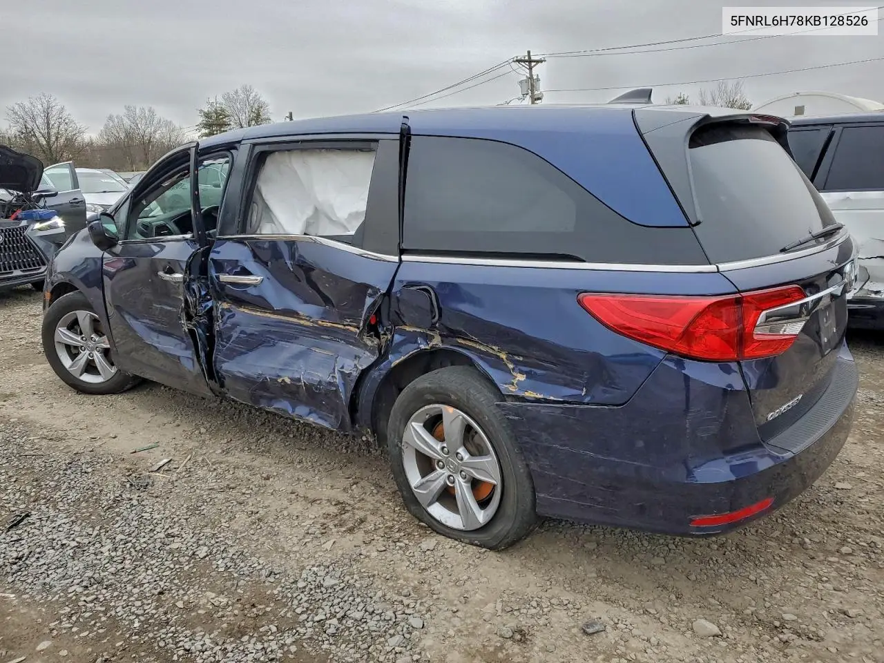 5FNRL6H78KB128526 2019 Honda Odyssey Exl