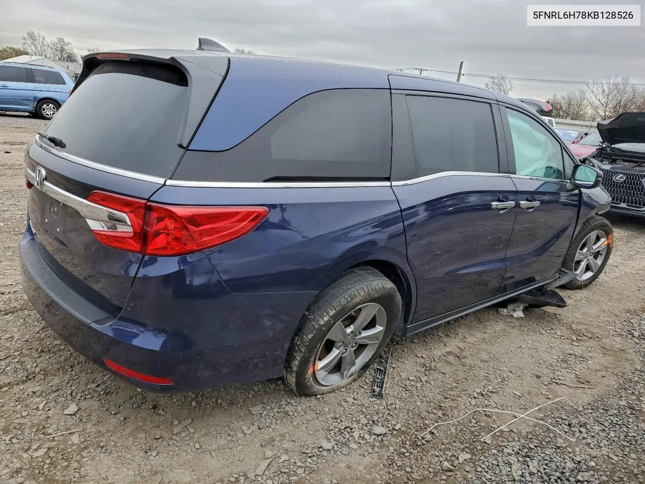 5FNRL6H78KB128526 2019 Honda Odyssey Exl