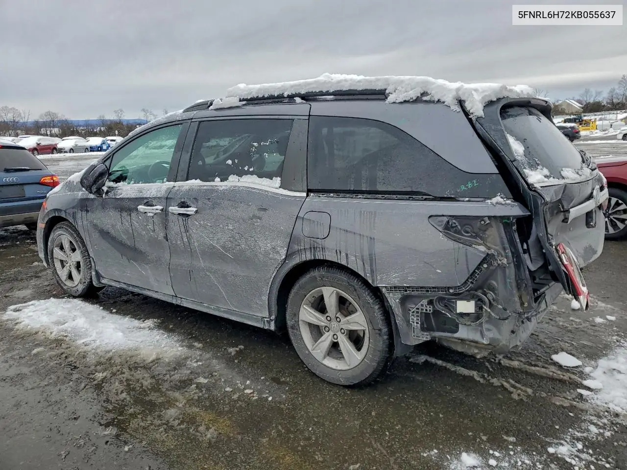 5FNRL6H72KB055637 2019 Honda Odyssey Exl