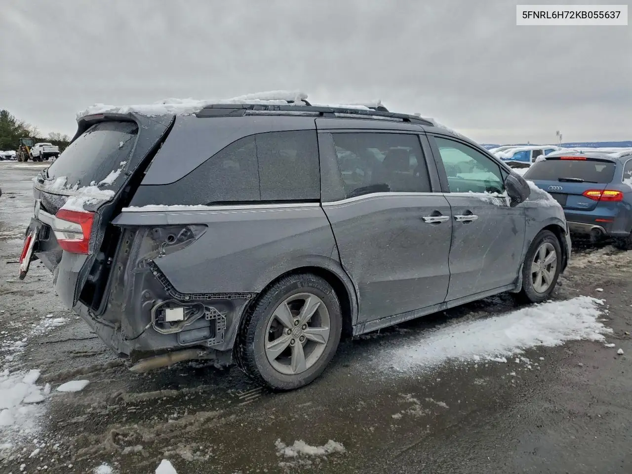 5FNRL6H72KB055637 2019 Honda Odyssey Exl