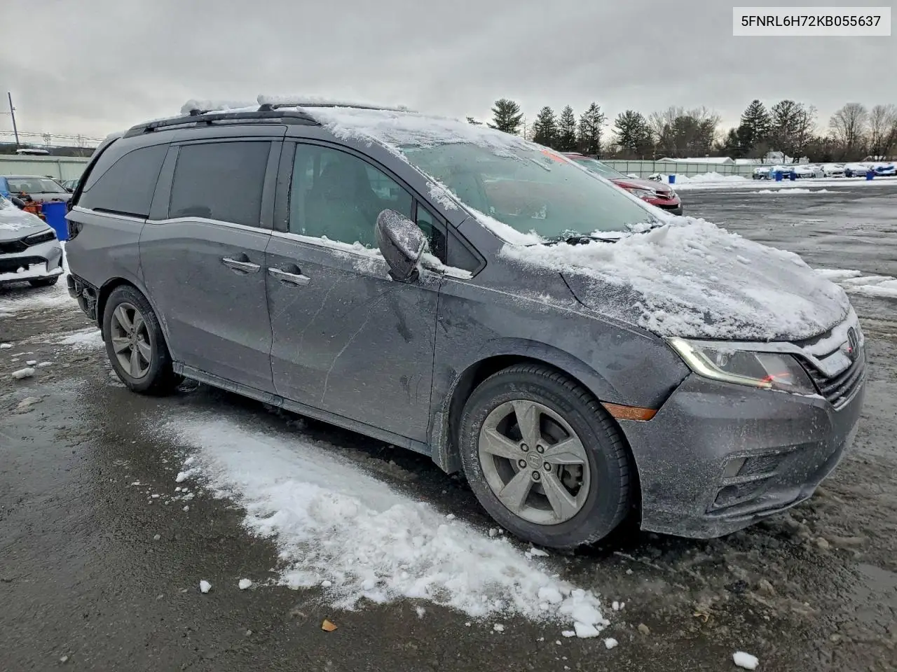 5FNRL6H72KB055637 2019 Honda Odyssey Exl