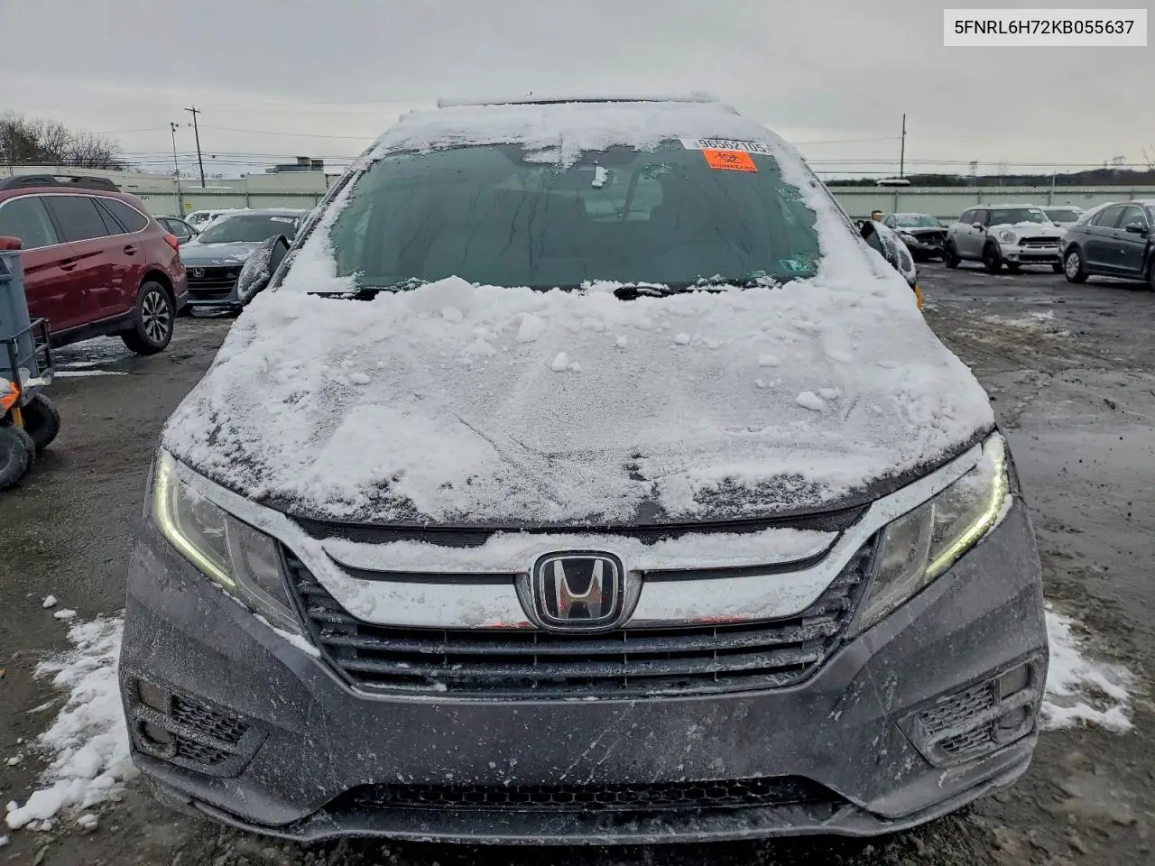 5FNRL6H72KB055637 2019 Honda Odyssey Exl