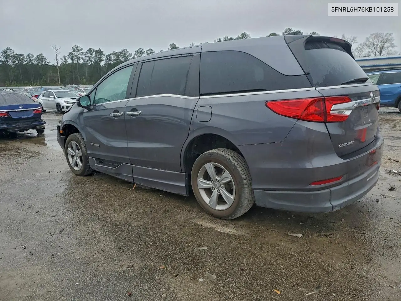 5FNRL6H76KB101258 2019 Honda Odyssey Exl