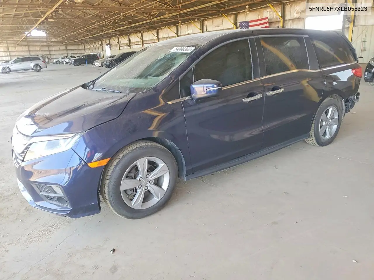 5FNRL6H7XLB055323 2020 Honda Odyssey Exl