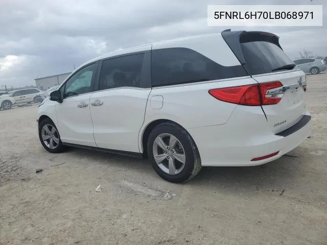 5FNRL6H70LB068971 2020 Honda Odyssey Exl