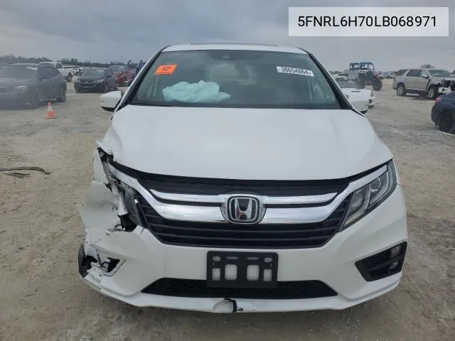 2020 Honda Odyssey Exl VIN: 5FNRL6H70LB068971 Lot: 56457804