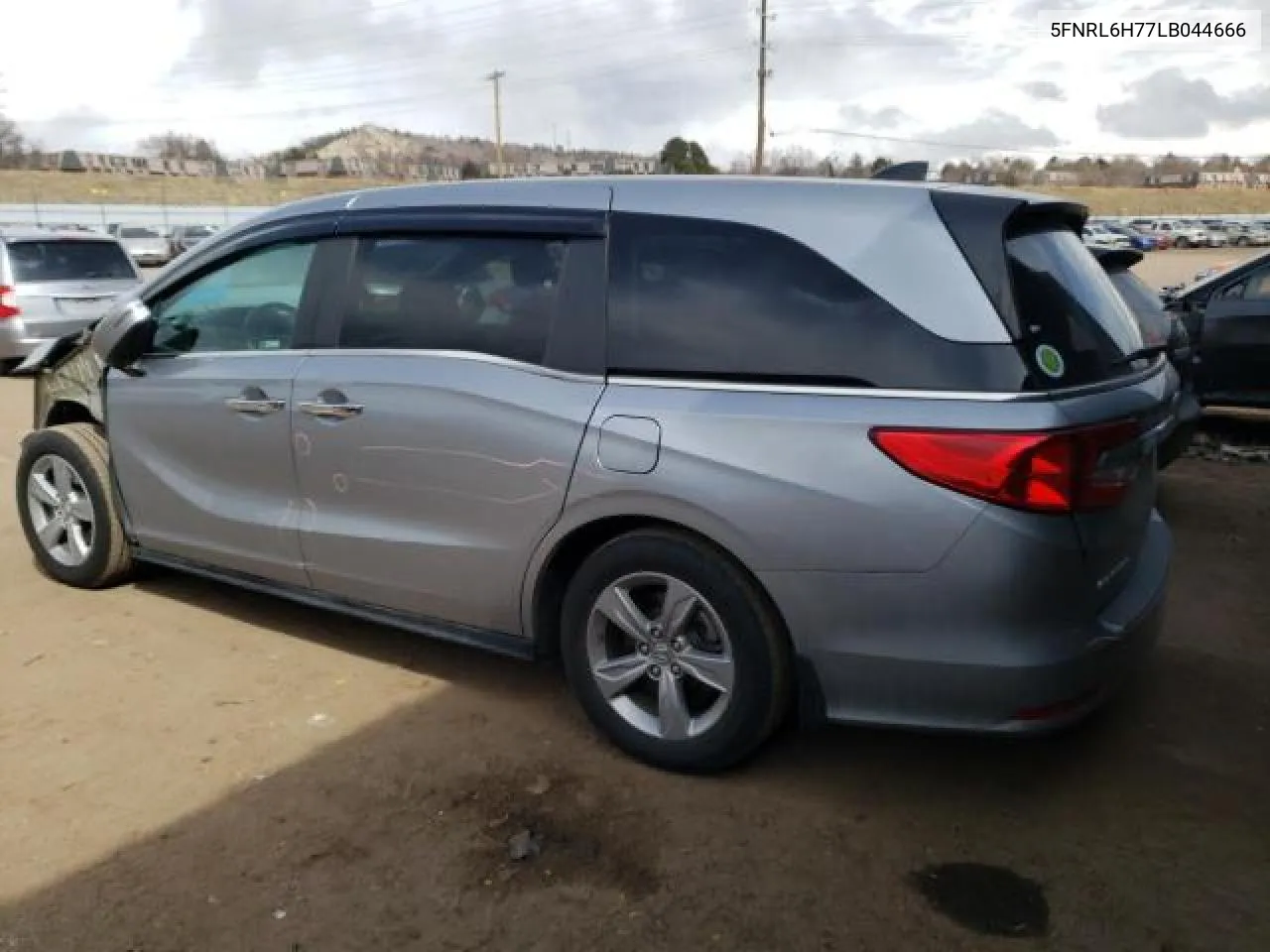 2020 Honda Odyssey Exl VIN: 5FNRL6H77LB044666 Lot: 59489104