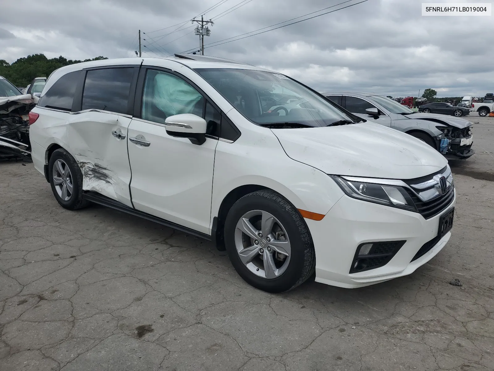 2020 Honda Odyssey Exl VIN: 5FNRL6H71LB019004 Lot: 62429324