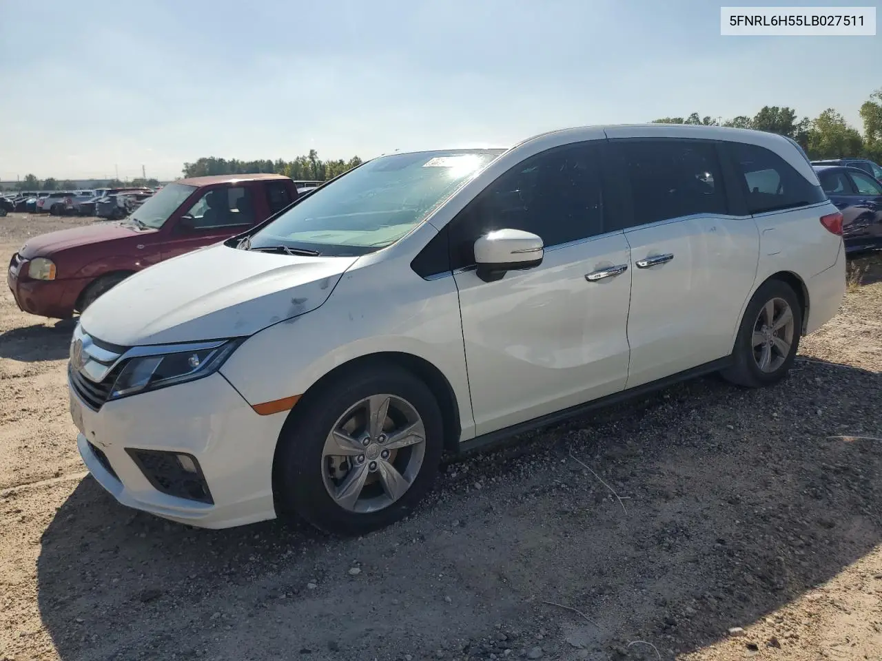 5FNRL6H55LB027511 2020 Honda Odyssey Ex