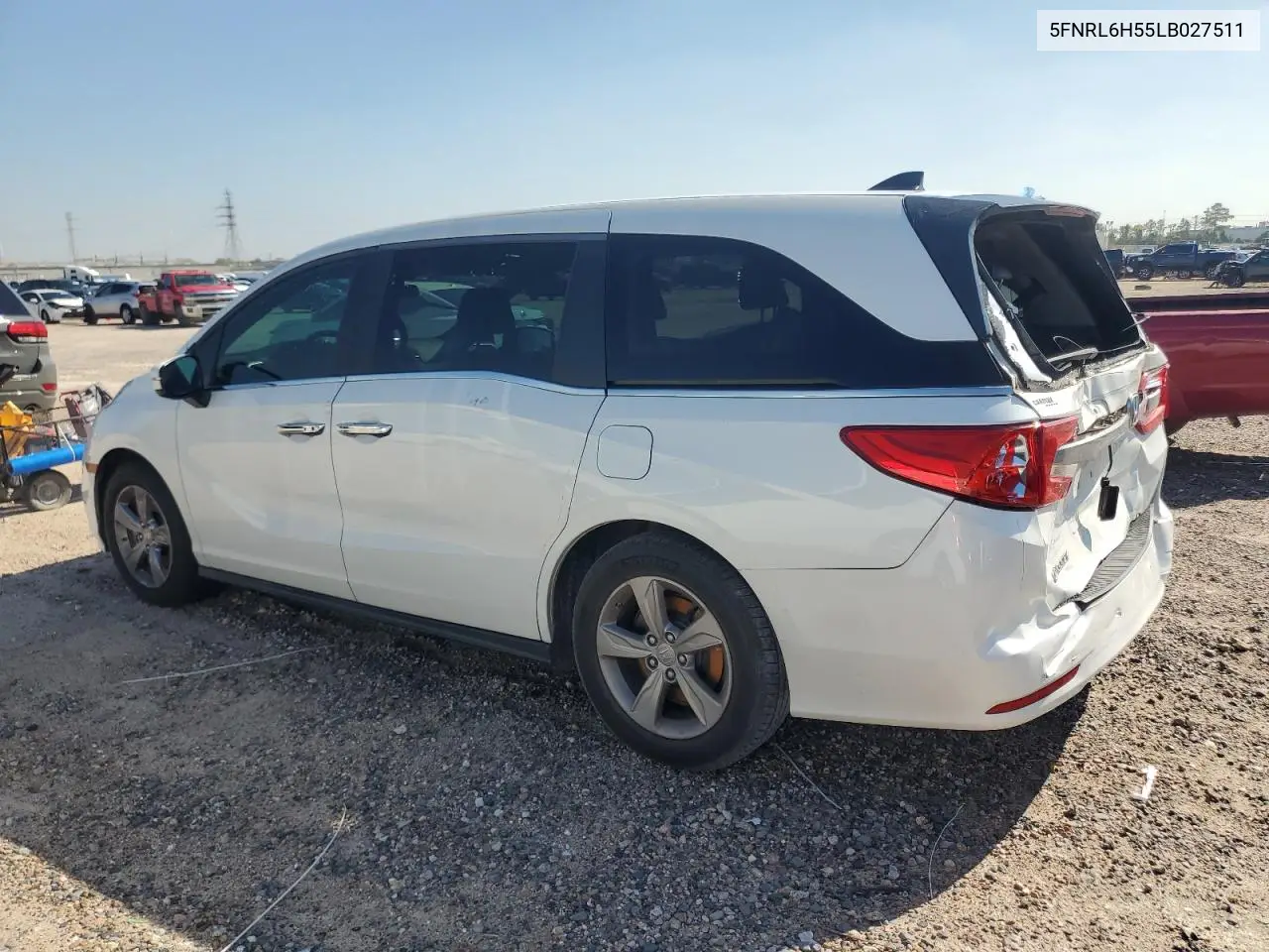 5FNRL6H55LB027511 2020 Honda Odyssey Ex