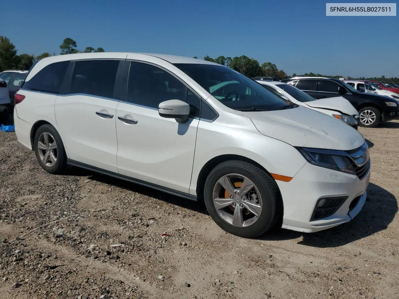 5FNRL6H55LB027511 2020 Honda Odyssey Ex