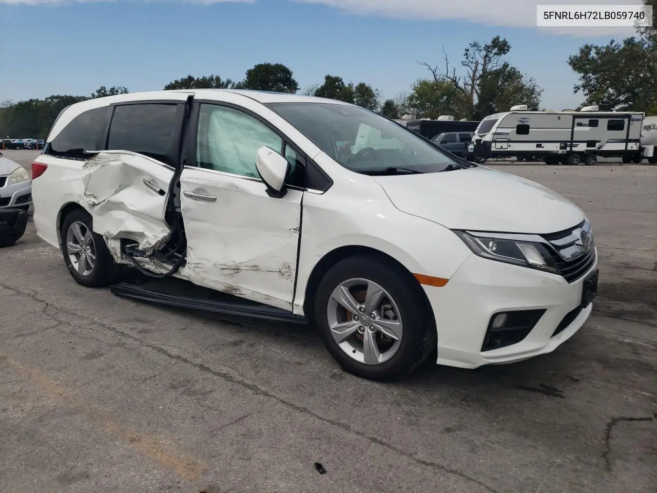 5FNRL6H72LB059740 2020 Honda Odyssey Exl