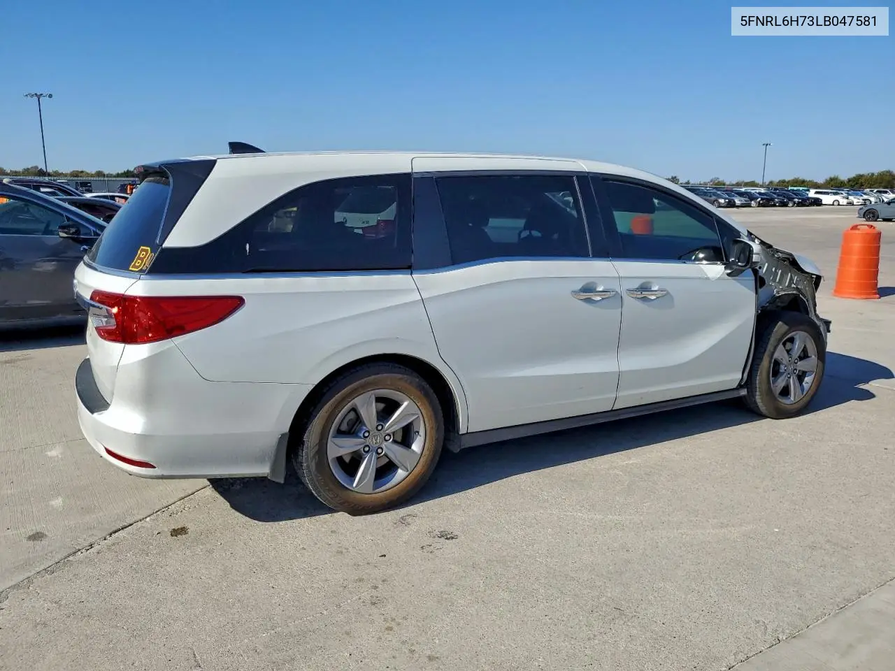 5FNRL6H73LB047581 2020 Honda Odyssey Exl