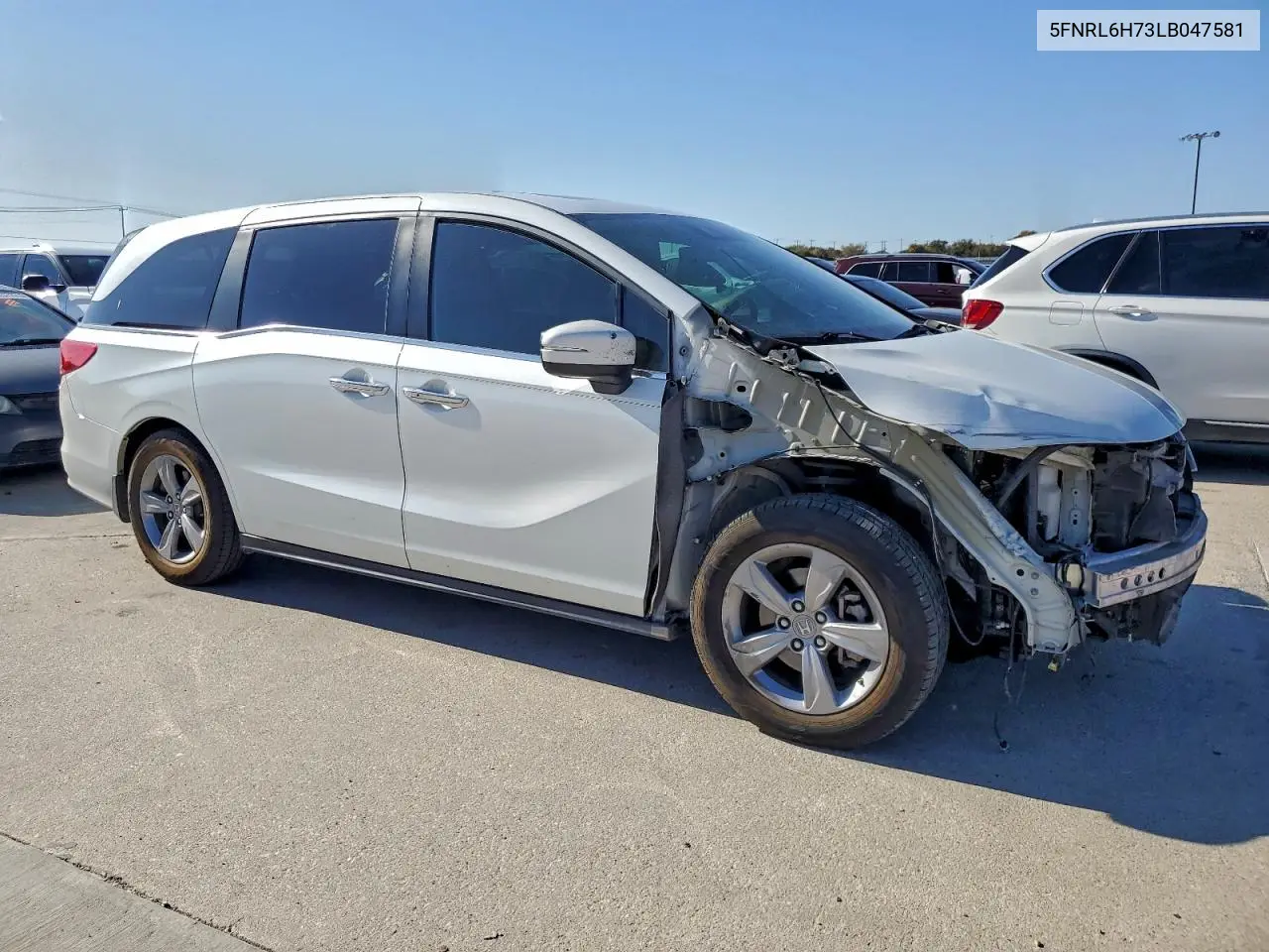 5FNRL6H73LB047581 2020 Honda Odyssey Exl