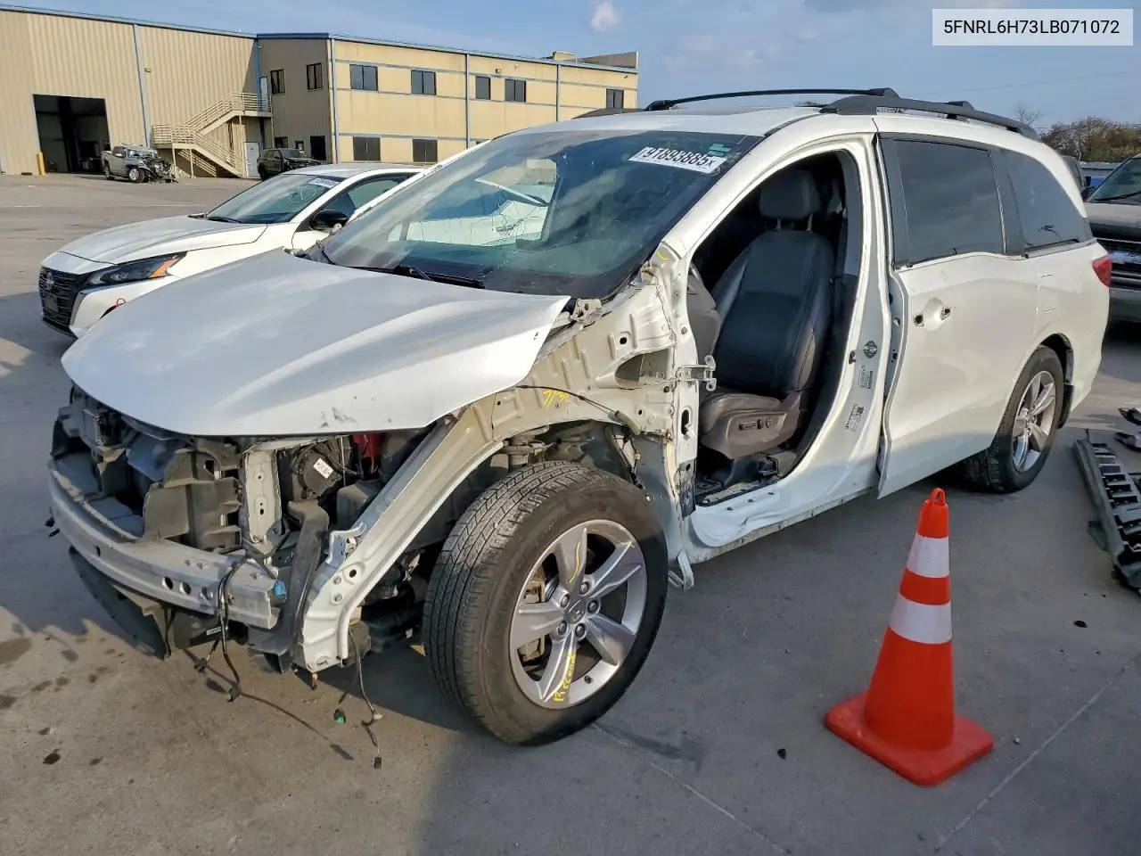 5FNRL6H73LB071072 2020 Honda Odyssey Exl