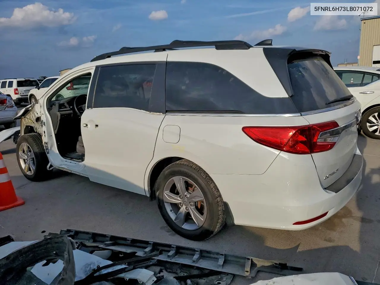 5FNRL6H73LB071072 2020 Honda Odyssey Exl