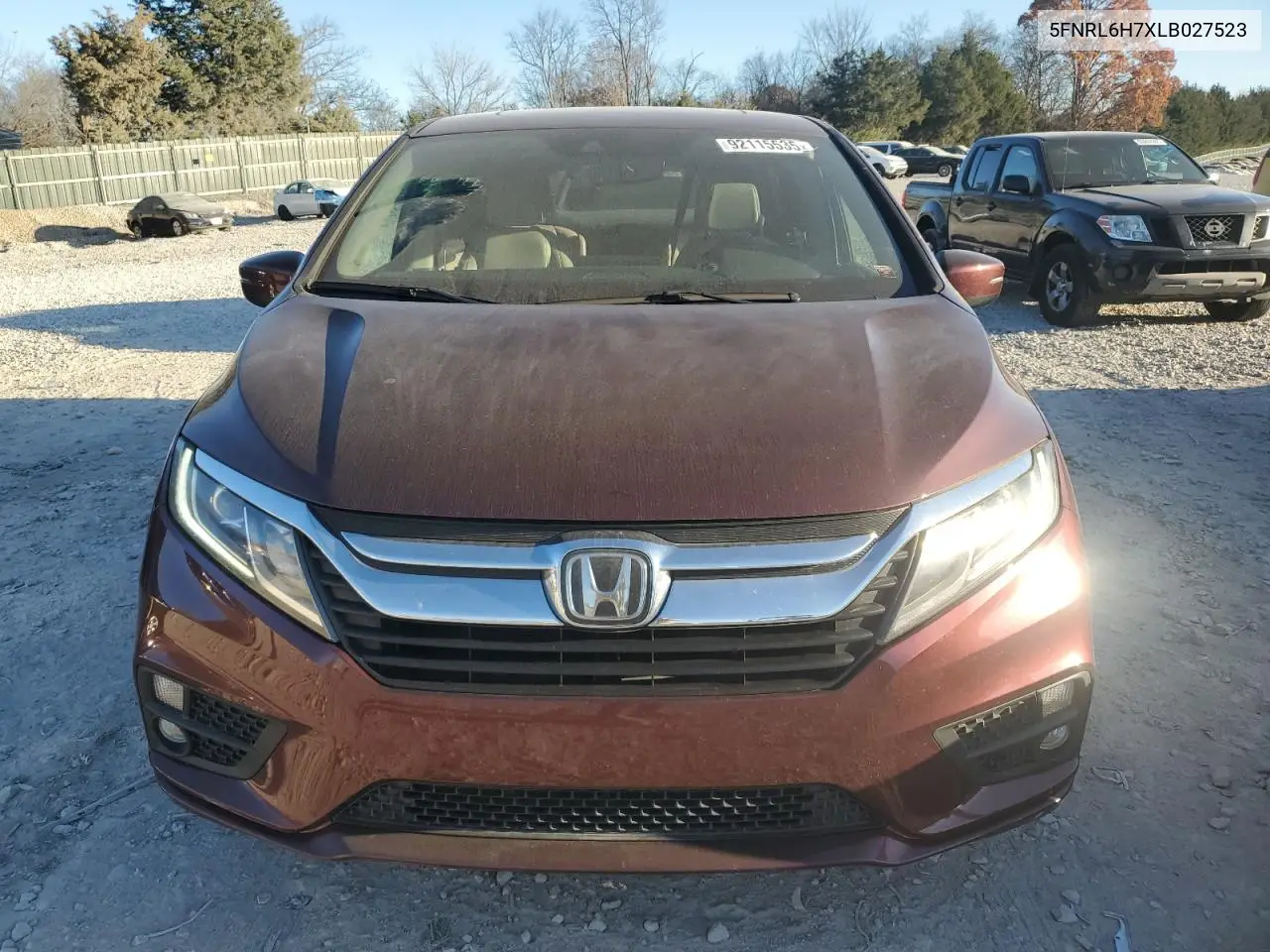5FNRL6H7XLB027523 2020 Honda Odyssey Exl