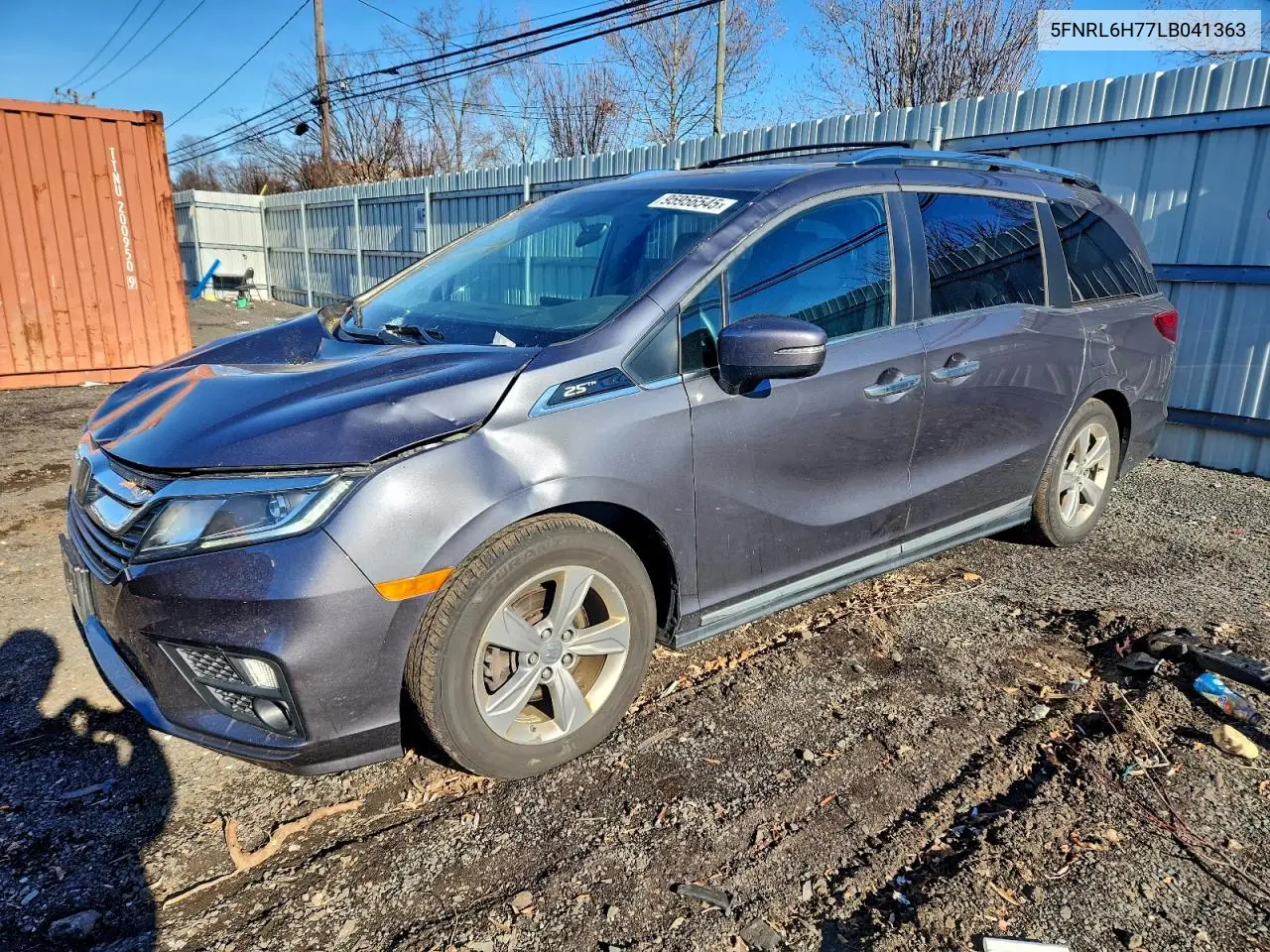 5FNRL6H77LB041363 2020 Honda Odyssey Exl