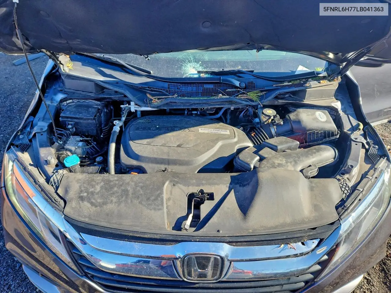 5FNRL6H77LB041363 2020 Honda Odyssey Exl