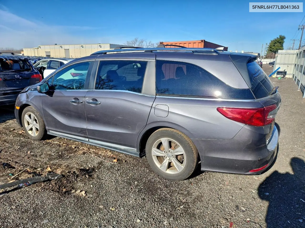 5FNRL6H77LB041363 2020 Honda Odyssey Exl