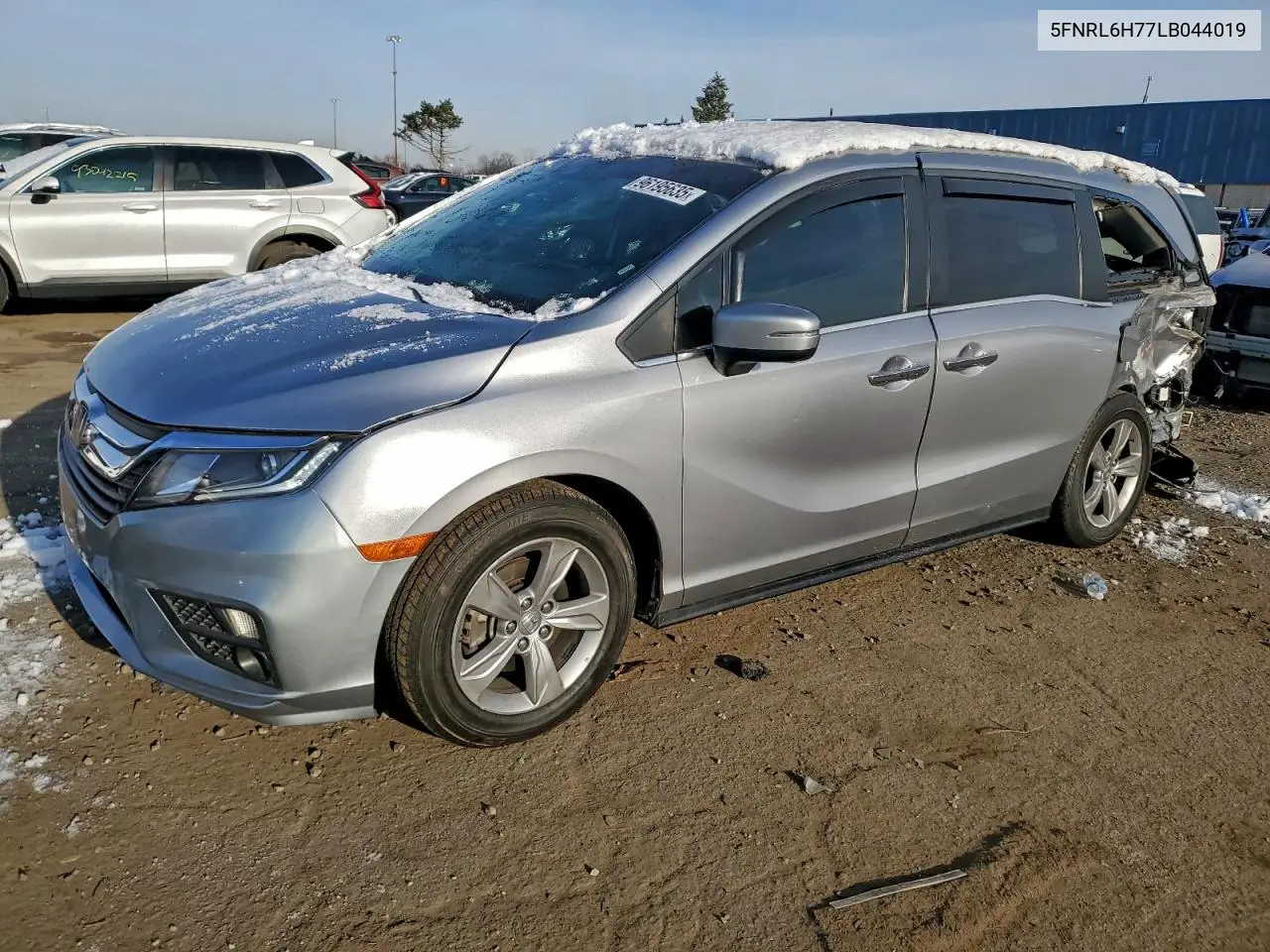 5FNRL6H77LB044019 2020 Honda Odyssey Exl