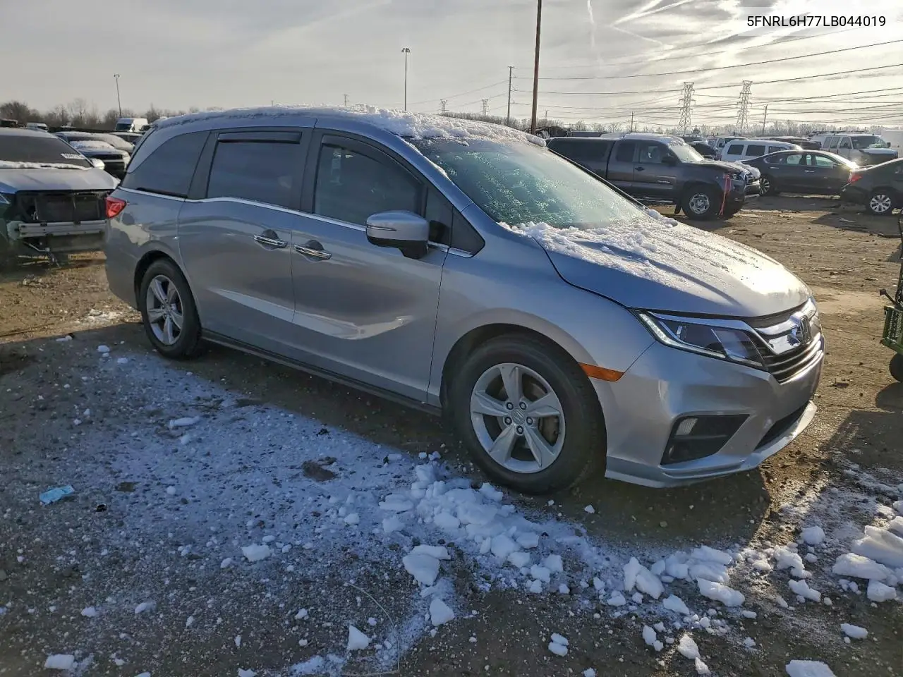 5FNRL6H77LB044019 2020 Honda Odyssey Exl