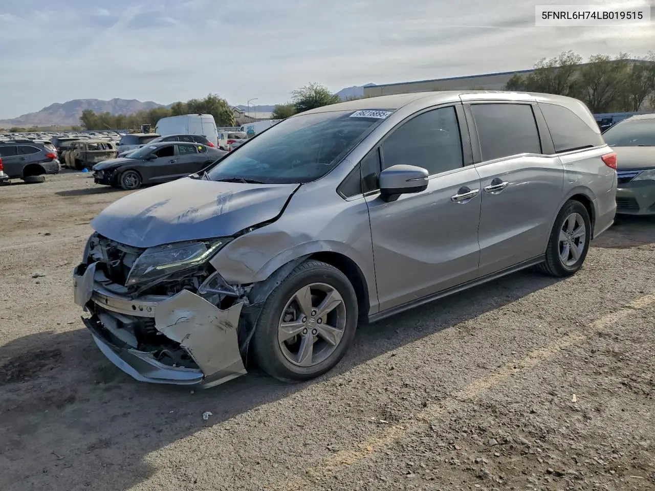 5FNRL6H74LB019515 2020 Honda Odyssey Exl