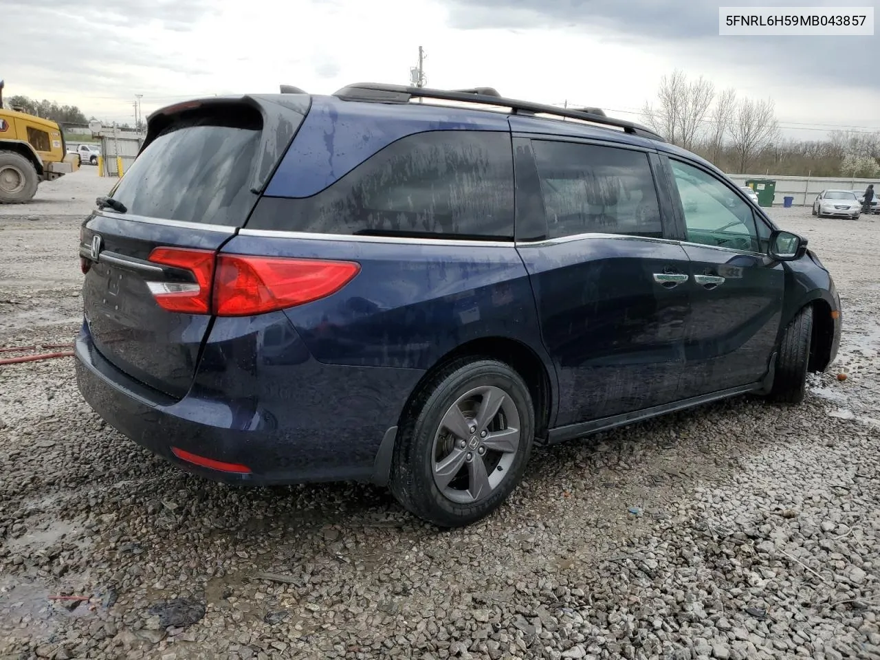 2021 Honda Odyssey Ex VIN: 5FNRL6H59MB043857 Lot: 55368484