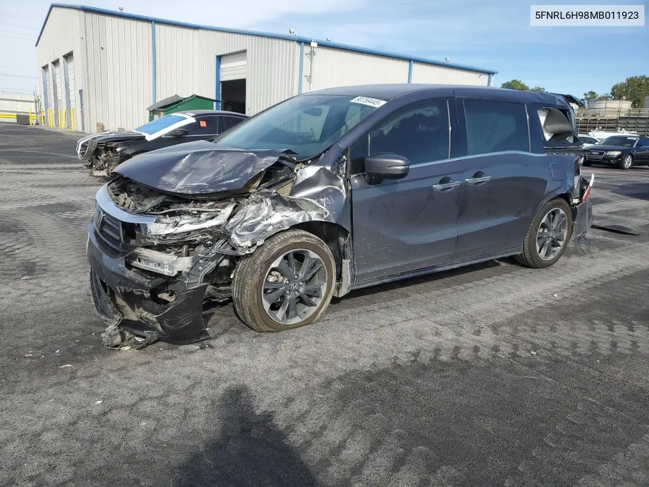 5FNRL6H98MB011923 2021 Honda Odyssey Elite