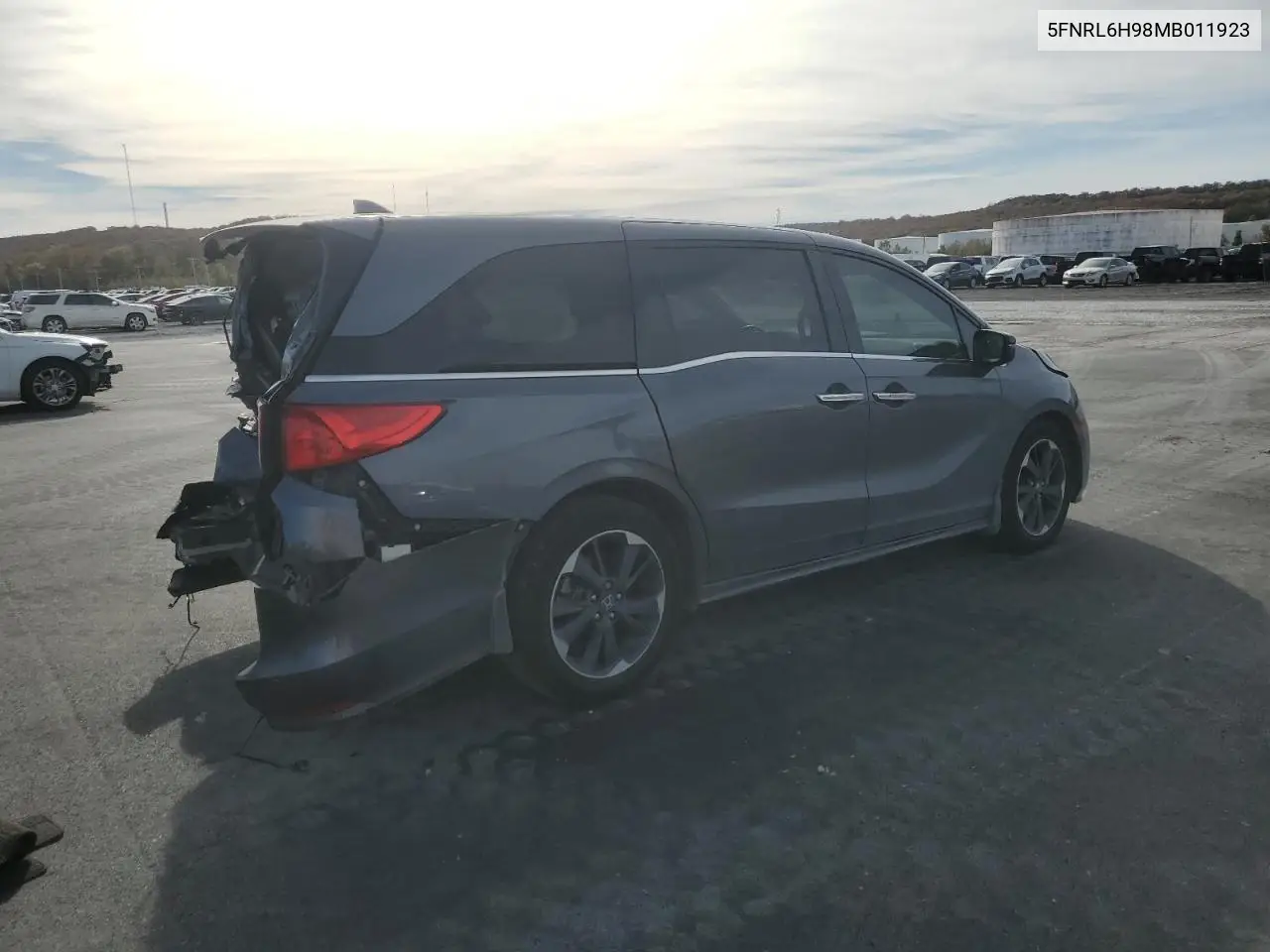 5FNRL6H98MB011923 2021 Honda Odyssey Elite