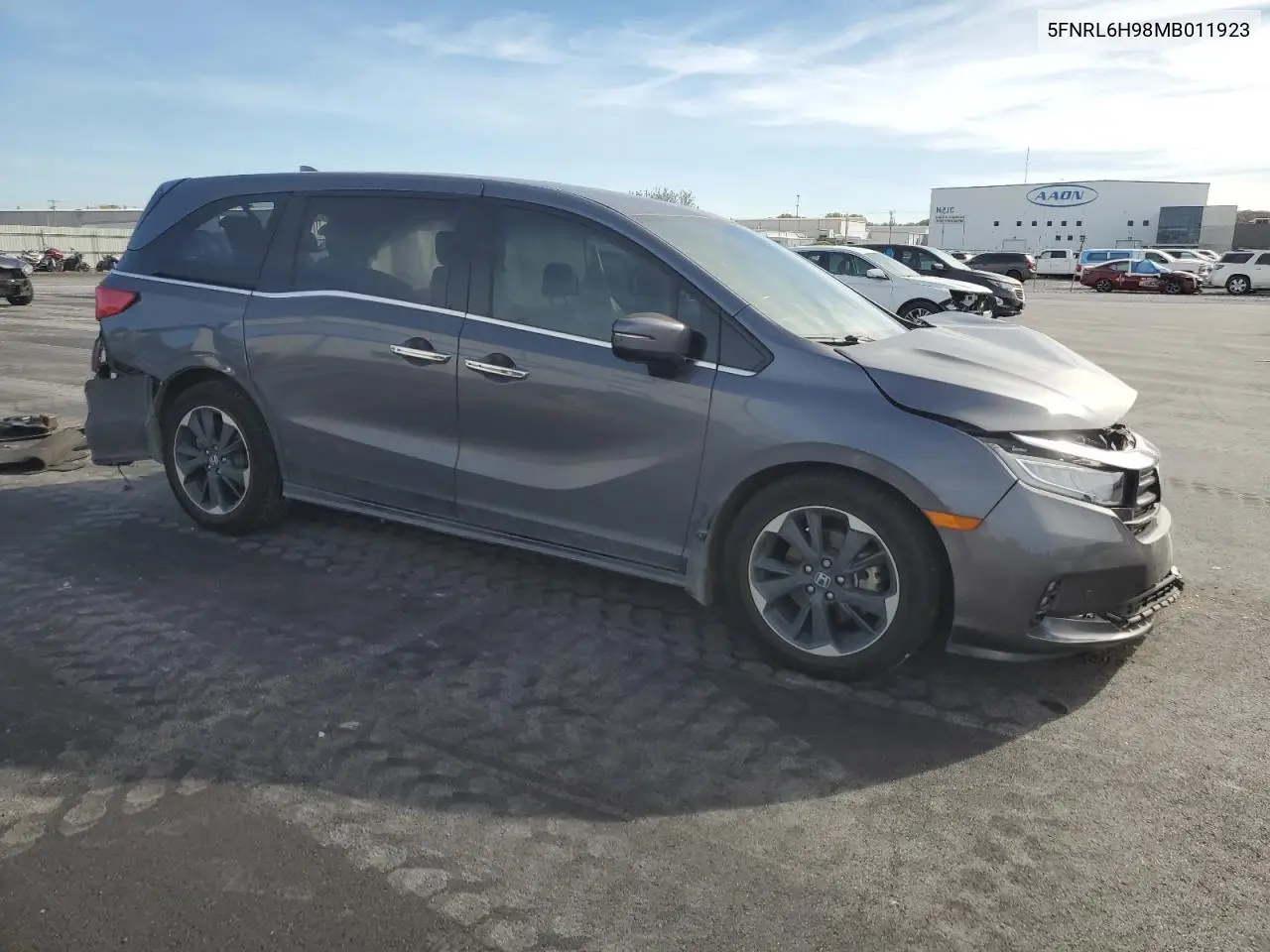 5FNRL6H98MB011923 2021 Honda Odyssey Elite