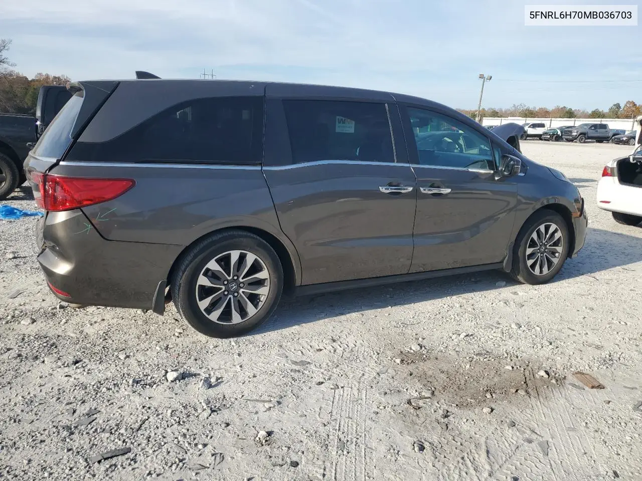 5FNRL6H70MB036703 2021 Honda Odyssey Exl