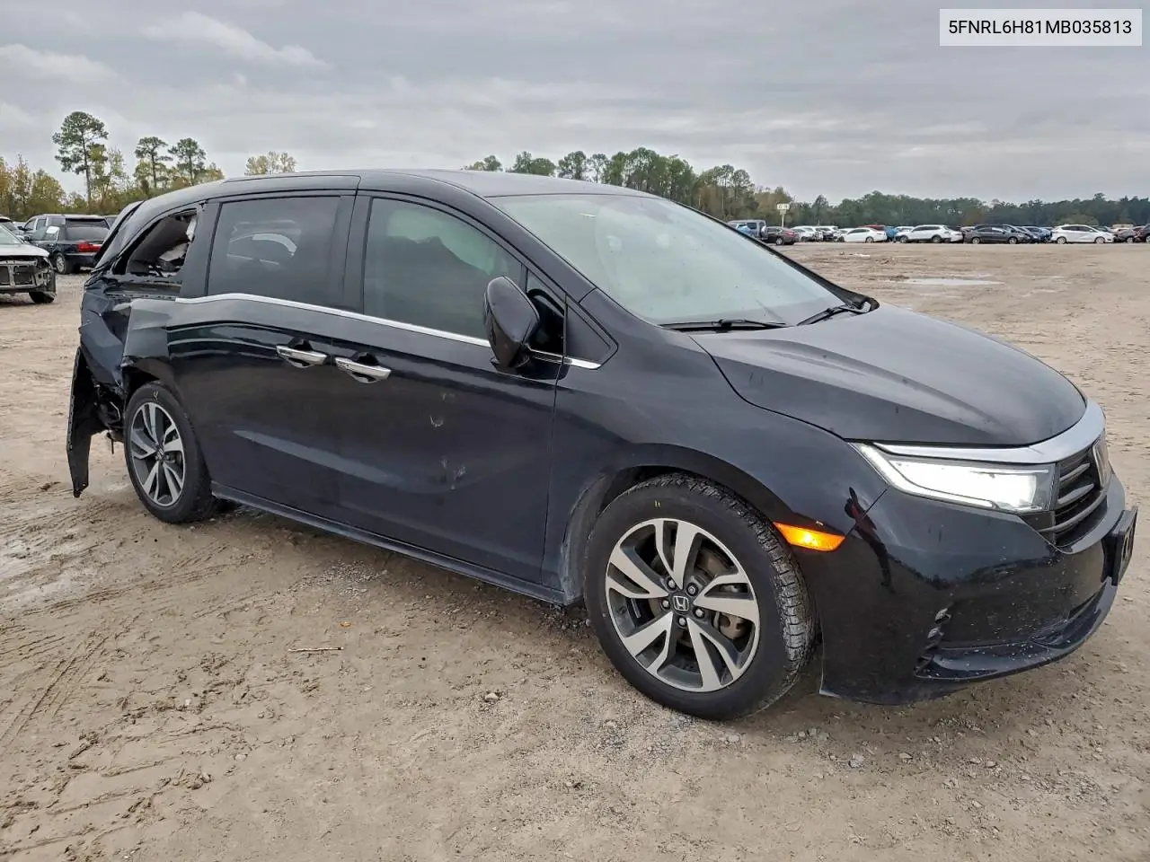 5FNRL6H81MB035813 2021 Honda Odyssey Touring