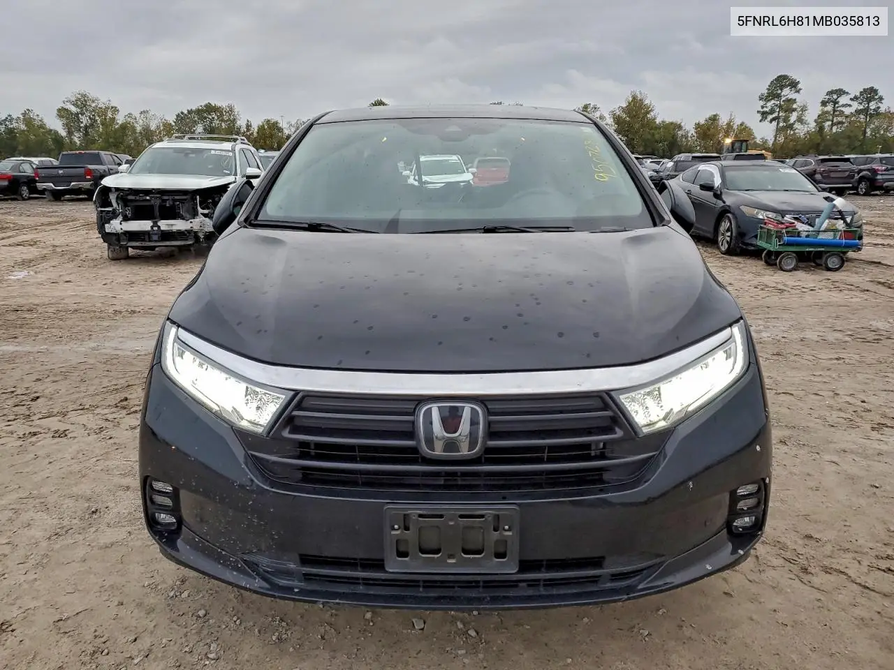 5FNRL6H81MB035813 2021 Honda Odyssey Touring