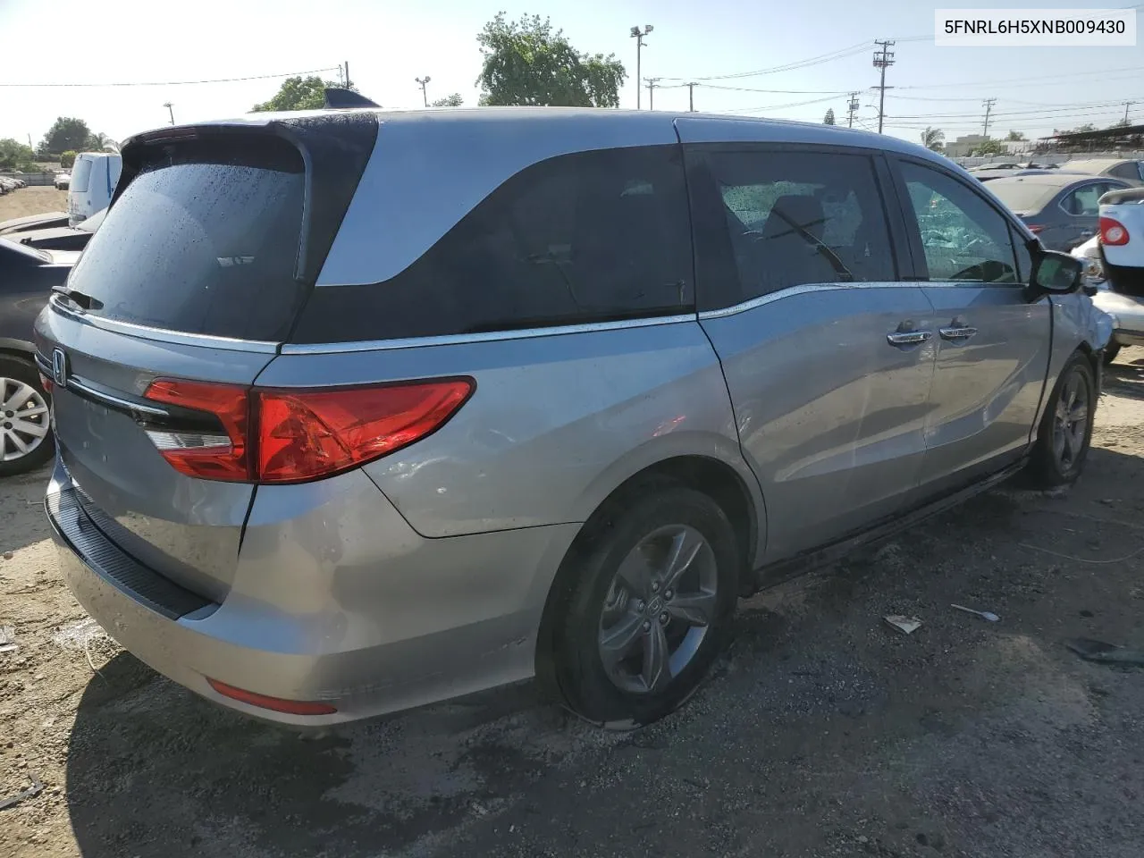 2022 Honda Odyssey Ex VIN: 5FNRL6H5XNB009430 Lot: 68948094