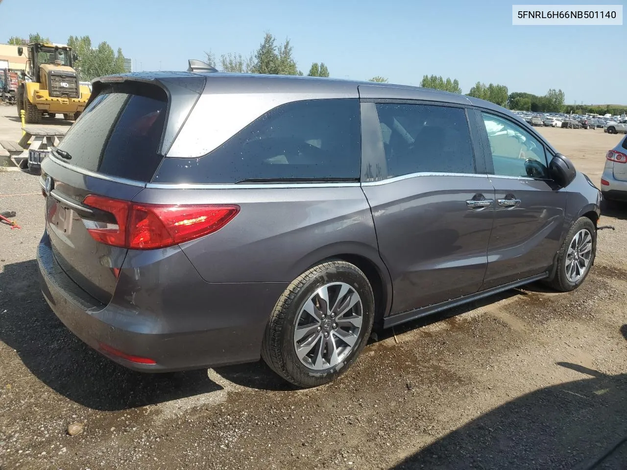 2022 Honda Odyssey Exl VIN: 5FNRL6H66NB501140 Lot: 70252444