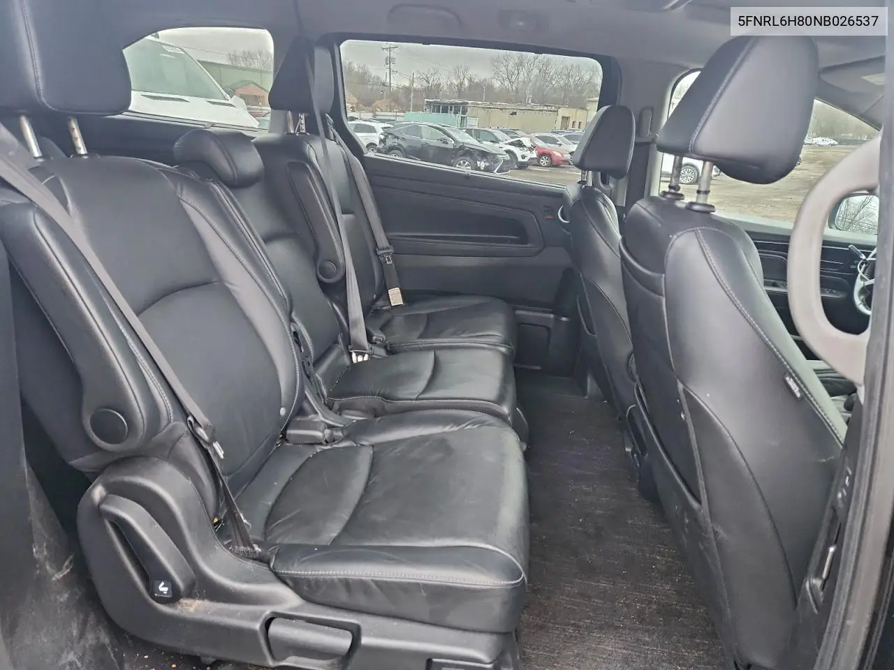 5FNRL6H80NB026537 2022 Honda Odyssey Touring
