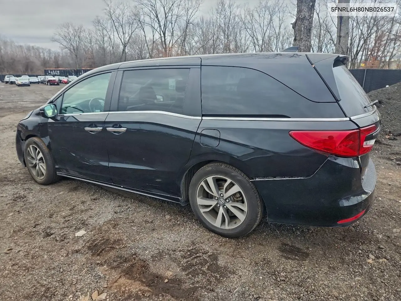 5FNRL6H80NB026537 2022 Honda Odyssey Touring