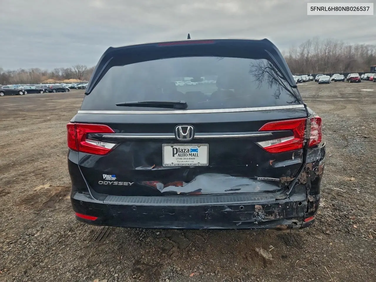 5FNRL6H80NB026537 2022 Honda Odyssey Touring