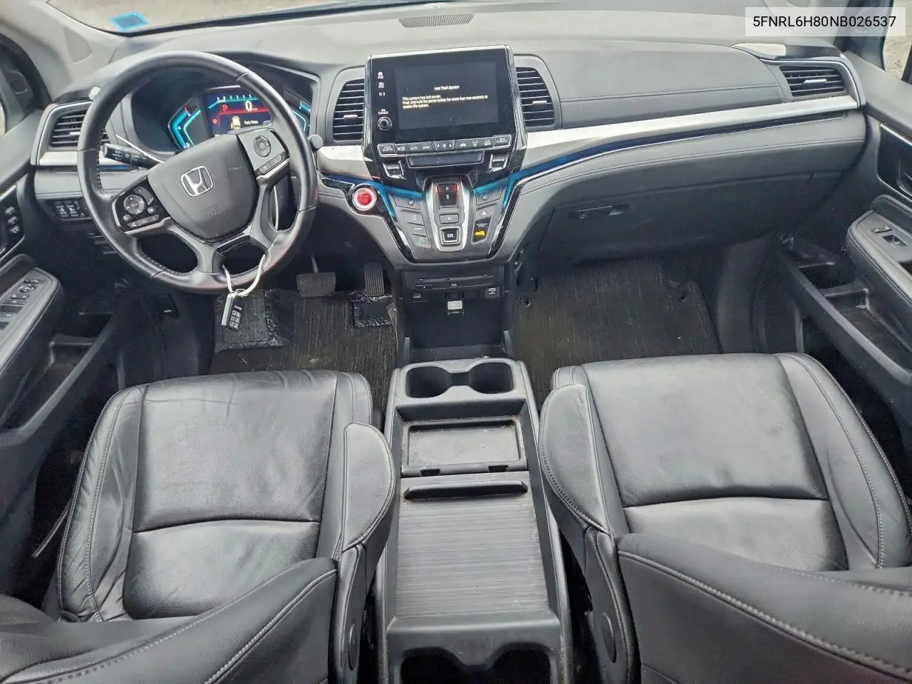 5FNRL6H80NB026537 2022 Honda Odyssey Touring
