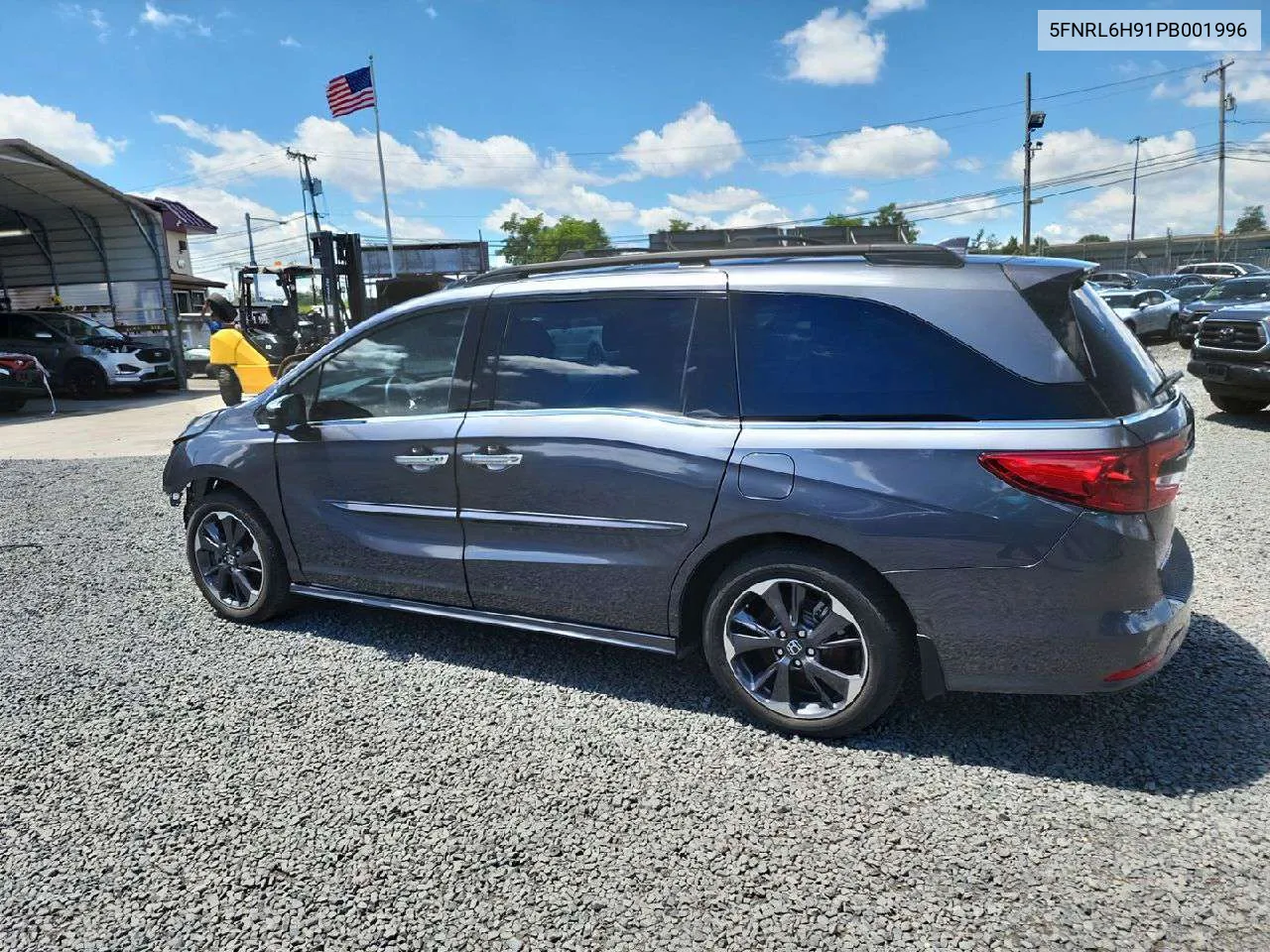 2023 Honda Odyssey Elite VIN: 5FNRL6H91PB001996 Lot: 66585984