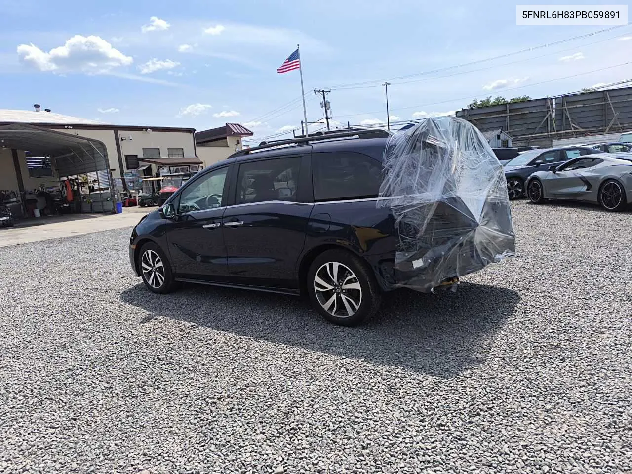 2023 Honda Odyssey Touring VIN: 5FNRL6H83PB059891 Lot: 67874764